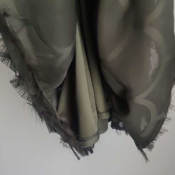 TCEC Green And Copper Textured Halter Dress - Picture 7 of 9